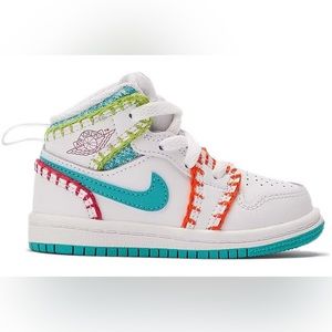 2022 Air Jordan 1 Mid SE TD 'Multi Knit’